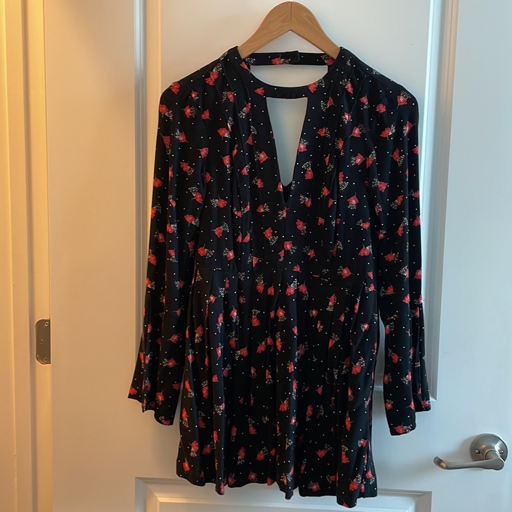 Free People Long Sleeve mini dress
